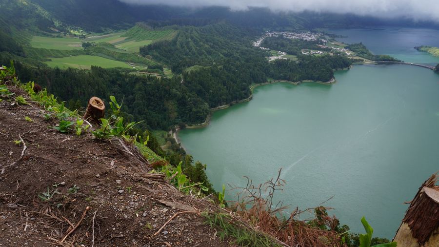 Lagoa de Sete Cidades vista do miradouro